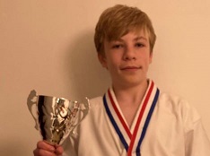 Carers Link Karate Star-Zane Longmuir Zane paint